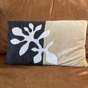 West Elm Beaded Pillow